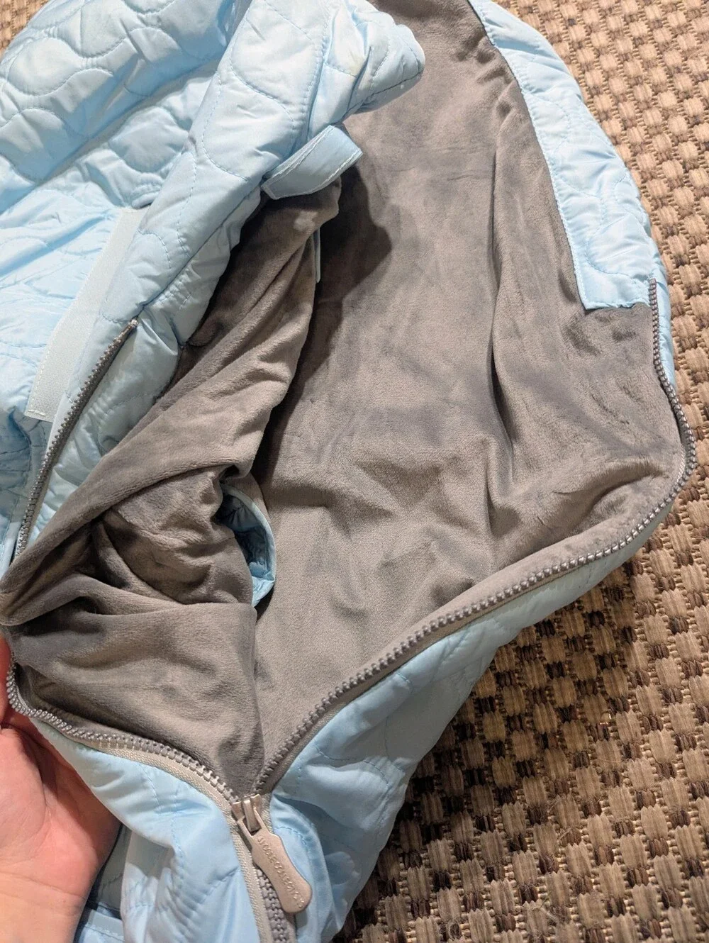 JJ Cole Collections Urban Bundleme Cozy Infant Car Seat Cover Winter NWT Teal